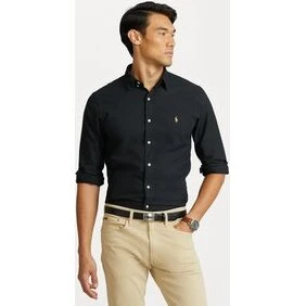 Polo Ralph Lauren Slim Fit Oxford Shirt, sort