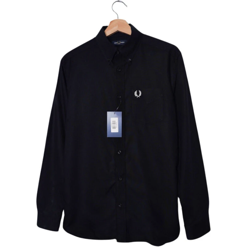 Fred Perry M5516.608 Cotton Shirt Navy – Herre M