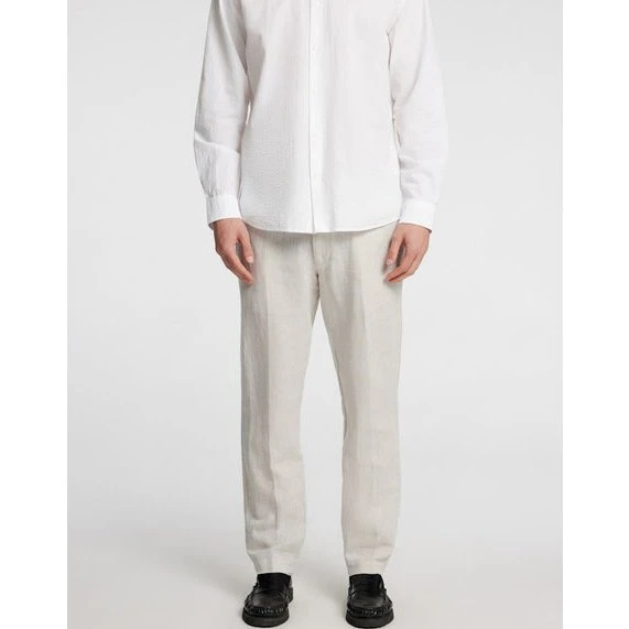 Slh196 Leroy Linen Straight Pants