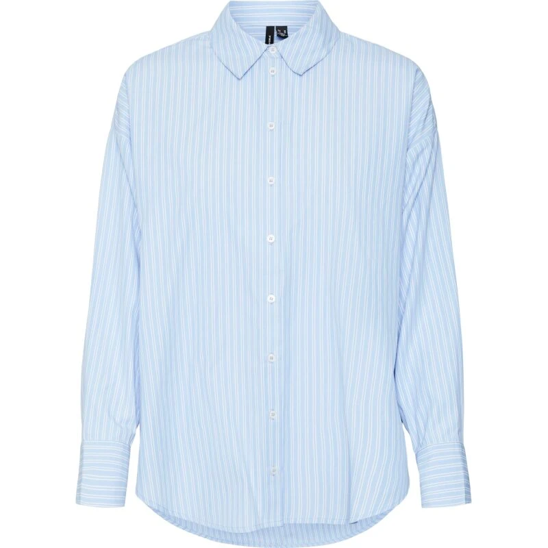 VMFANNI Fanni Oversized Skjorte – Hydrangea, M