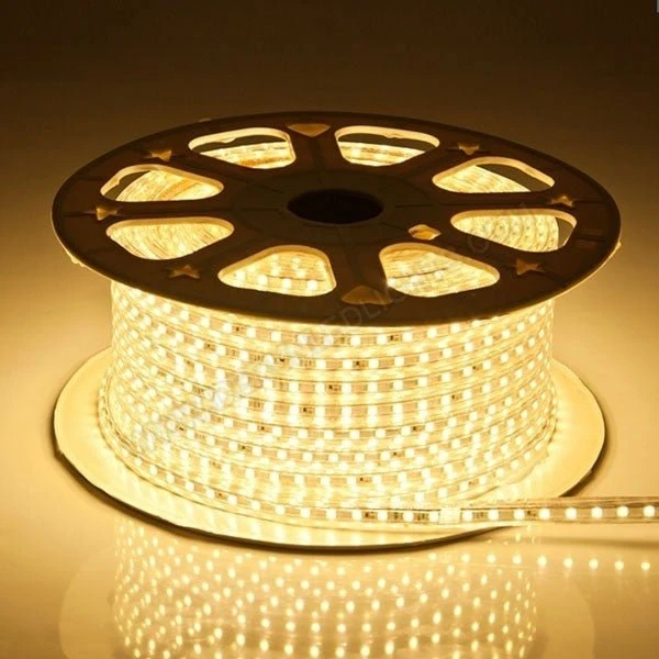 Type X LED-strip 5 m. - 230V, IP67, 3000K (Vandtæt)