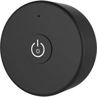 LEDlife rWave sort rund mini fjernbetjening inkl. magnetholder