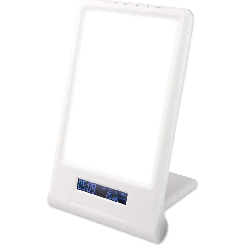 LED Lysterapi Lampe 18W - 10.000 LUX med Timer & Batteri