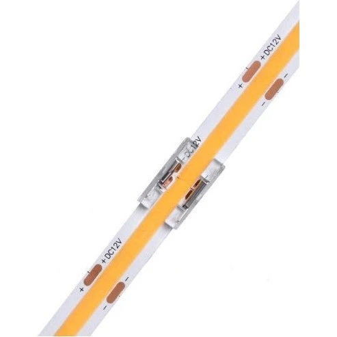 Lavprofil samler til 8mm COB LED strip, IP20, 5V-24V