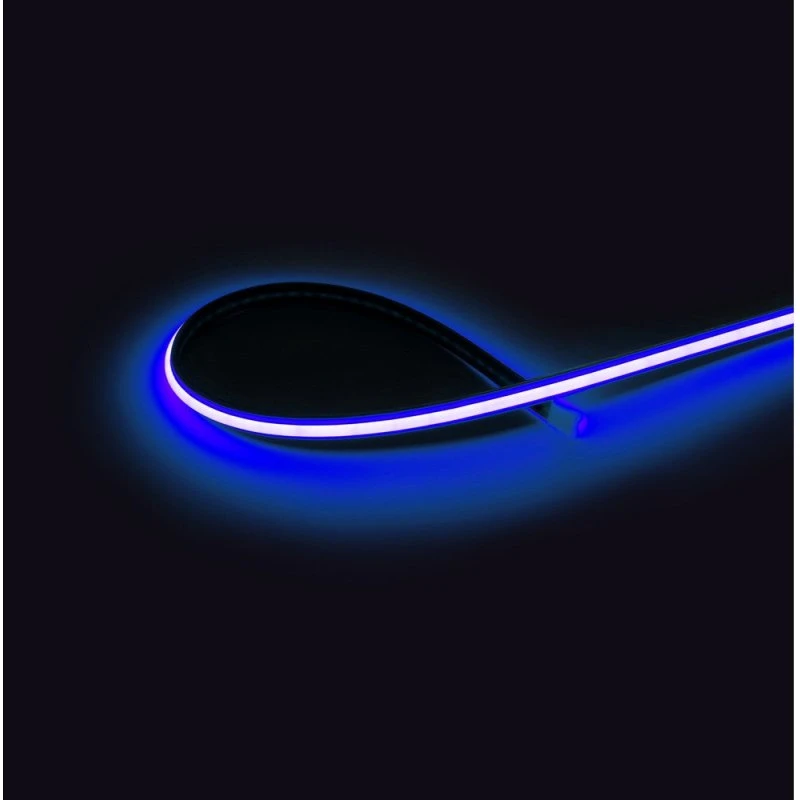 5m Blå Dot-free COB LED-strip, 24V, 240 LED/m, IP67
