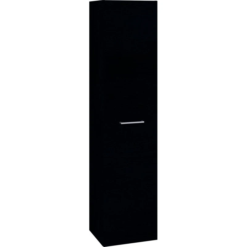 Dansani Mido+ højskab, 40x175 cm, højre, sort struktur