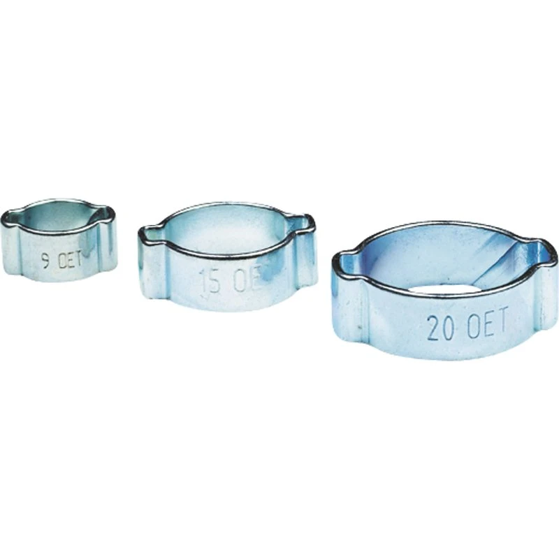 Oetiker slangeklemme 15-18 mm med 2 ører i forz. stål