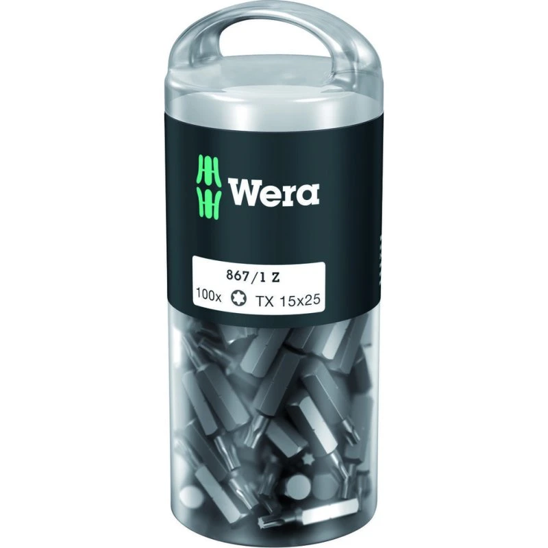 Wera 867/1 Z TX Bits - Torx 15 x 25 mm