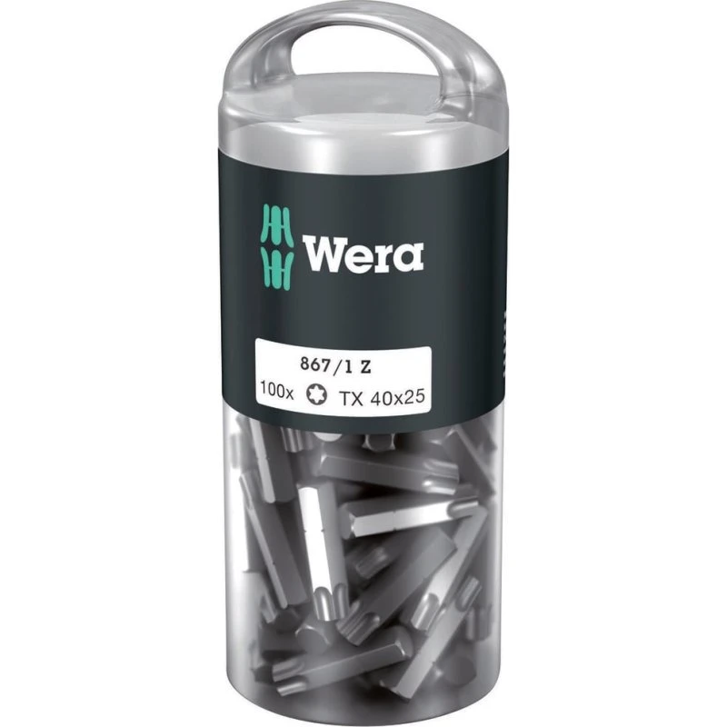 Wera 867/1 Z TX Torx bits 25mm TX40