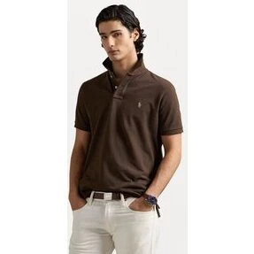 Ralph Lauren Iconic Mesh Polo, Nutmeg Brown M