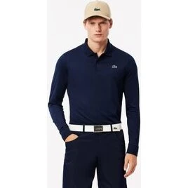 Lacoste langærmet polo DH2615 – hvid (Ultra Dry, UV50)