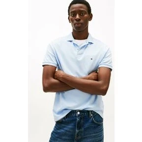 Tommy Hilfiger Liquid Cotton Regular Polo - Mørkegrøn, L