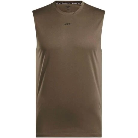 Reebok Id Train Sleeveless Tech T-shirt uden ærmer, Brun L