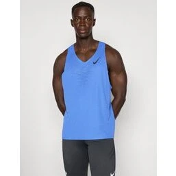 Nike AeroSwift Singlet Herre - Black/Summit White