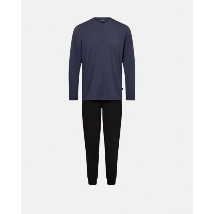 JBS bambusjersey-pyjamas til herre - Navy/Sort