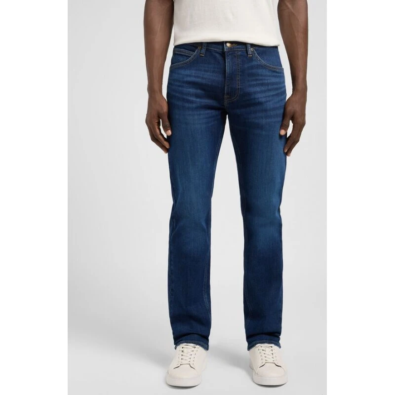 Lee Daren Zip Fly Jeans, Dark Indigo (Strong Hand)