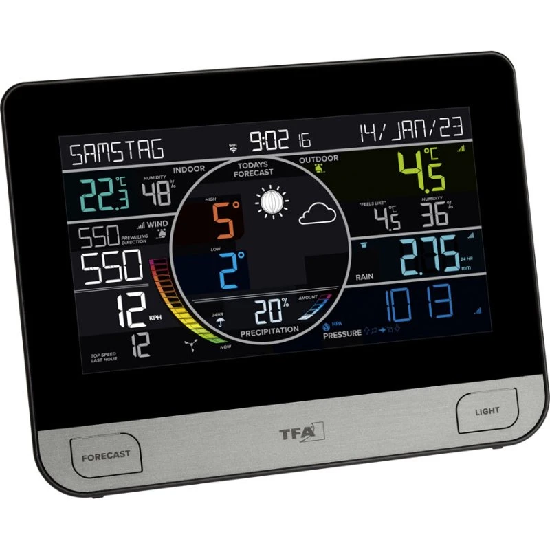TFA View Pro WiFi Vejrstation med farveskærm