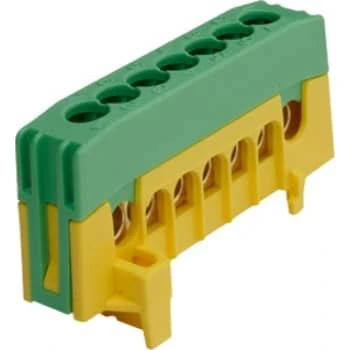 Pollmann Jordklemme PE12-F2, 12x16 mm², Grøn/Gul