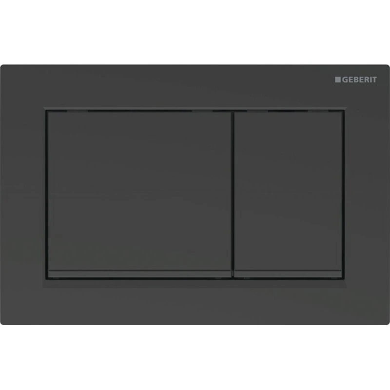 Geberit Omega 20 Square betjeningsplade, mat sort