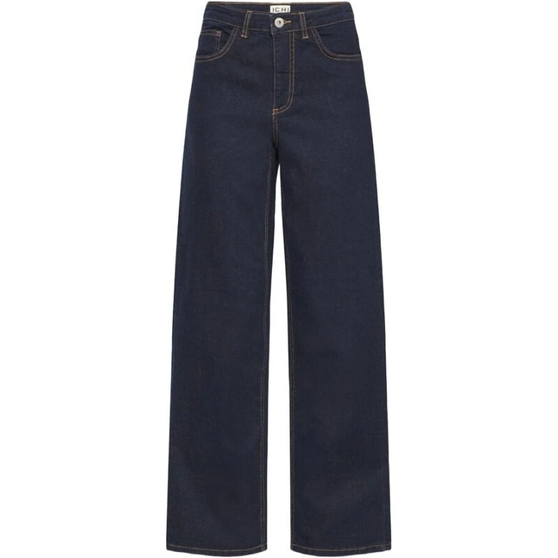 ICHI IHTWIGGY STRAIGHT flared jeans - light grey wash