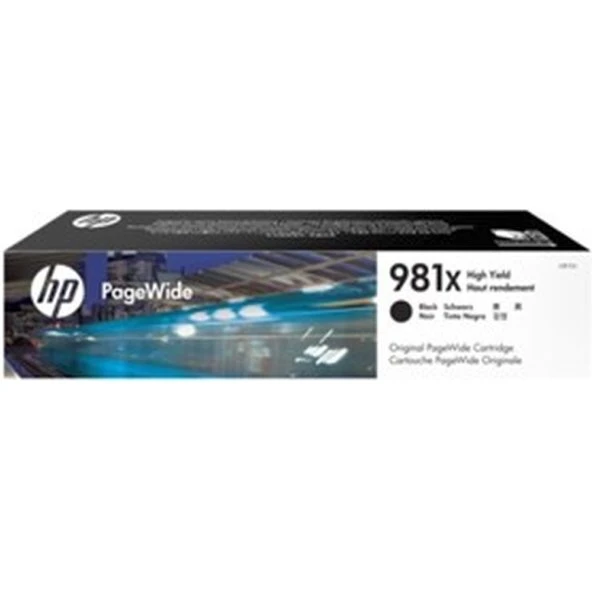 HP 981X XL Sort blækpatron - 11.000 sider