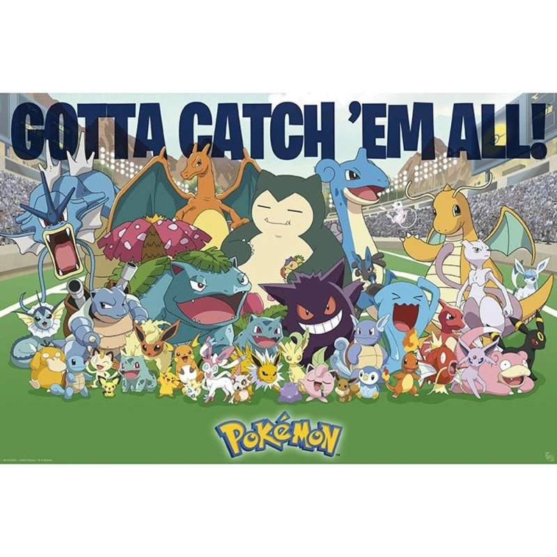 Pokémon Plakat - All Time Favorites - 91,5 x 61 cm