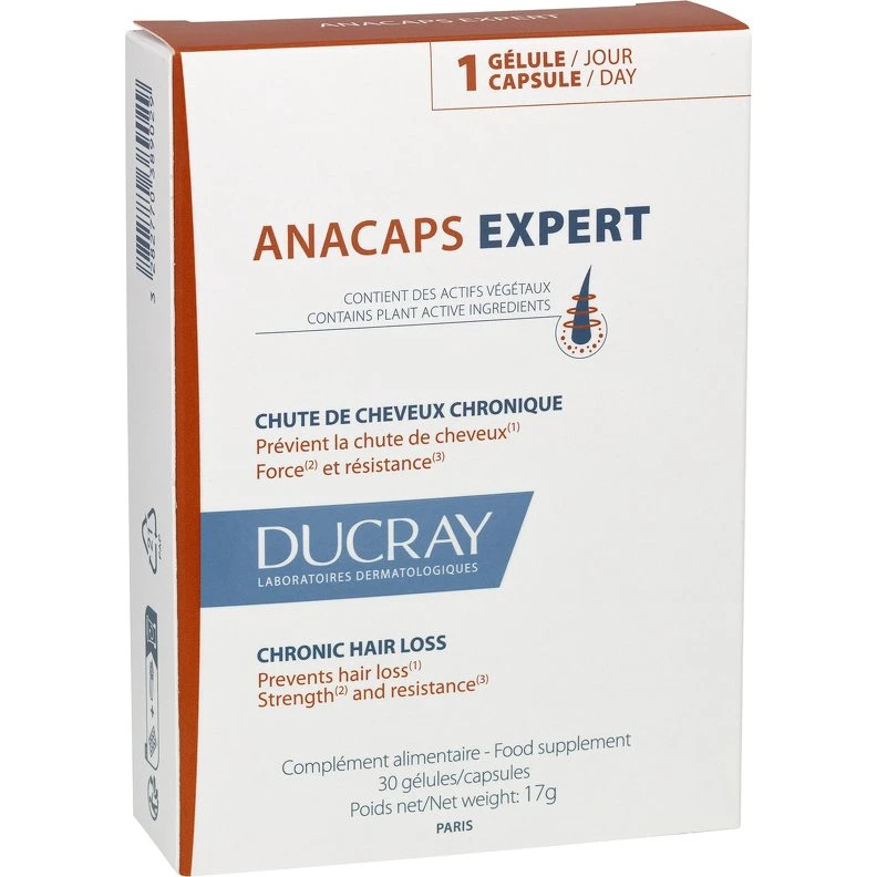 Ducray Anacaps Expert Chronic Hairloss 30 stk.
