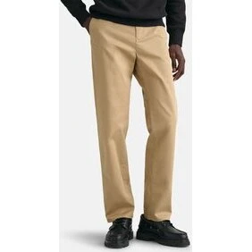 GANT Regular fit twill chinobukser - Dark Khaki