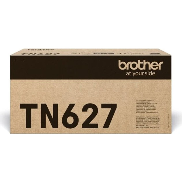 Brother TN-627BK Sort Toner - Ultra High Yield 10.000 sider