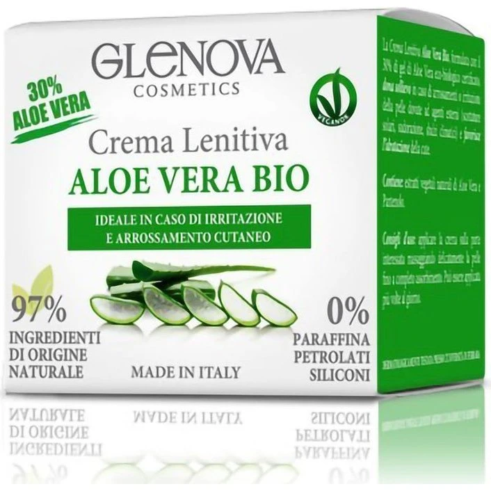 Glenova Økologisk Aloe Vera Beroligende Creme 125 ml