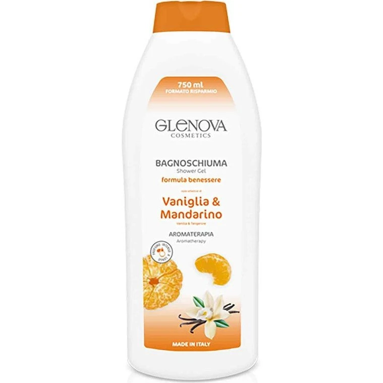 Glenova Boblebad Vanilje & Mandarin 750 ml