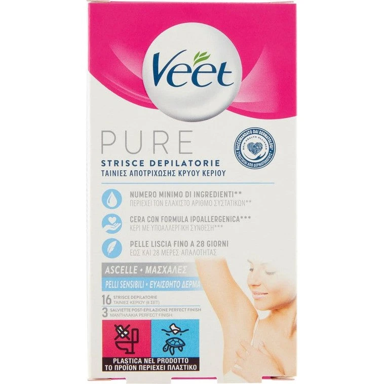 Veet Hypoallergeniske armhulestrimler, 16 stk.