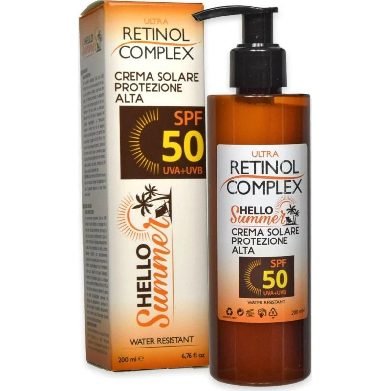 Hello Summer Retinol Complex SPF 50 Solcreme, 200 ml