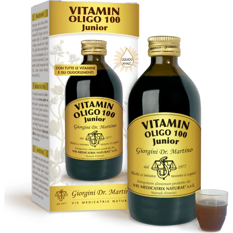 Dr Giorgini Vitamin Oligo 100 Junior Alkoholfri væske 200 ml