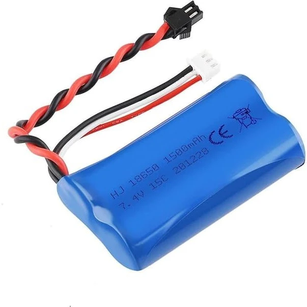 Syma 1500mAh 7.4V 2S Lipo Batteri til RC-legetøj (SM-2P)