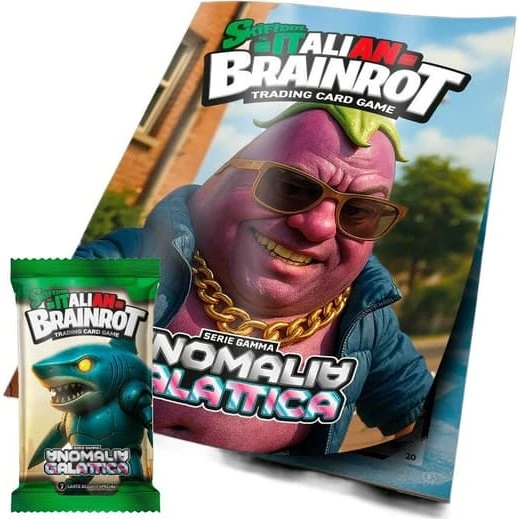 Skifidol Italian Brainrot Series 3 Album + 7 Anomalia Galactica Cards