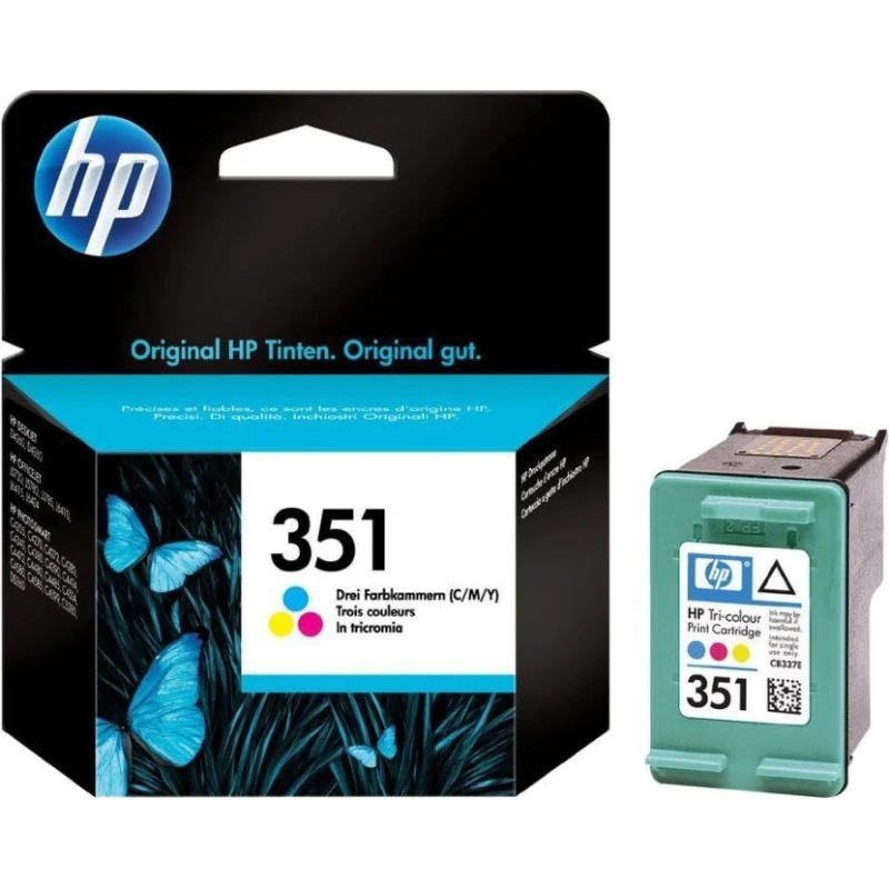 HP CB337EE 351 Blækpatron Farve (Cyan, Magenta, Gul)