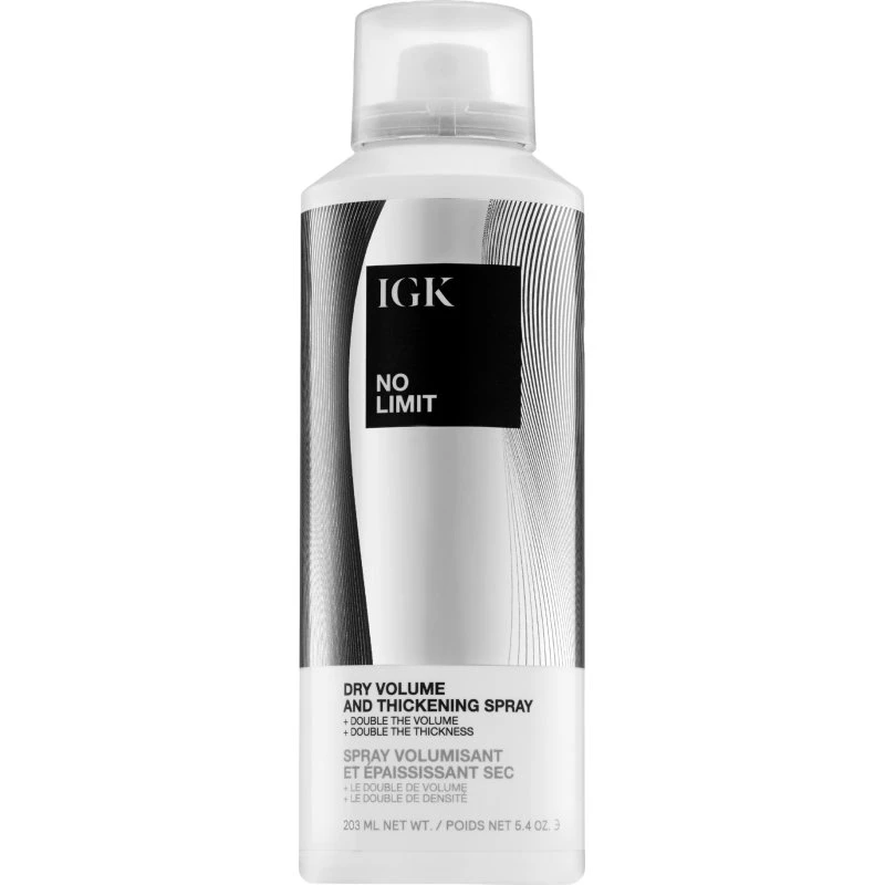 IGK No Limit Dry Volume & Thickening Finishing Spray 203 ml