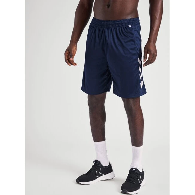 Hummel Core XK Poly træningsshorts - true blue/blazing yellow