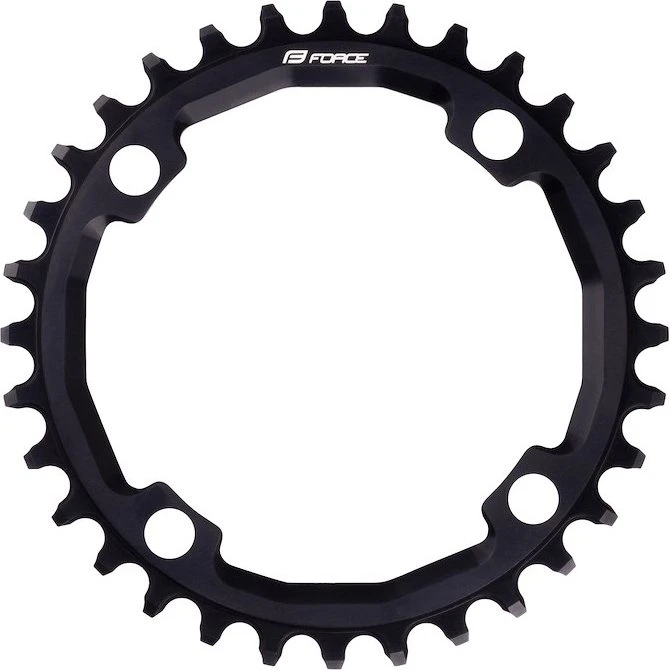 FORCE NW klinge 32T, 4-bolt BCD 104, CNC aluminium, sort