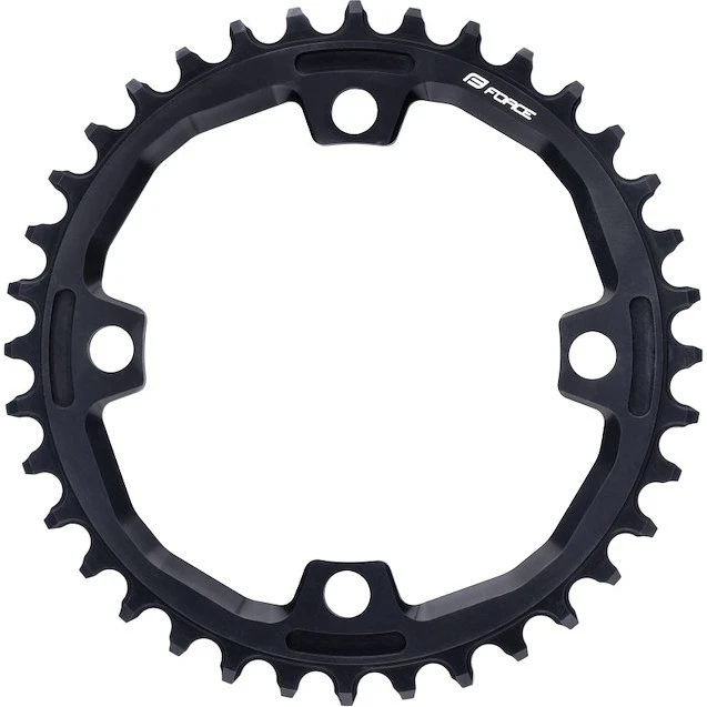 FORCE NW klinge 36T 4-bolt BCD 104 CNC Aluminium Sort