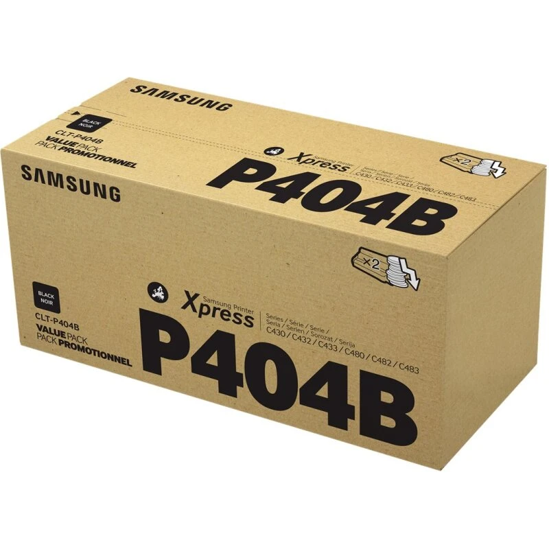 Samsung CLT-P404B 2-pack Toner - Sort (Original)