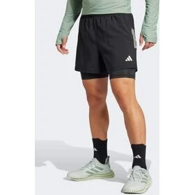 OTR 2 i 1 Løbeshorts Sort