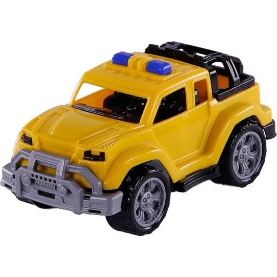 Cavallino Trendy Jeep Legetøjsbil, Gul, 22cm