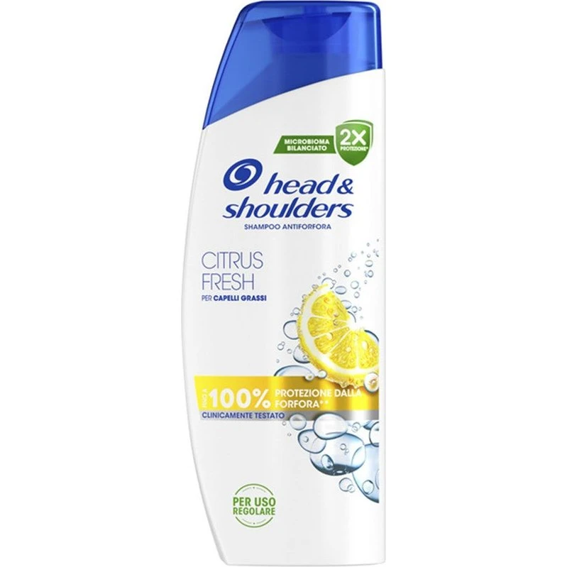 Head & Shoulders Citrus Fresh Skælshampoo til fedtet hår, 250 ml