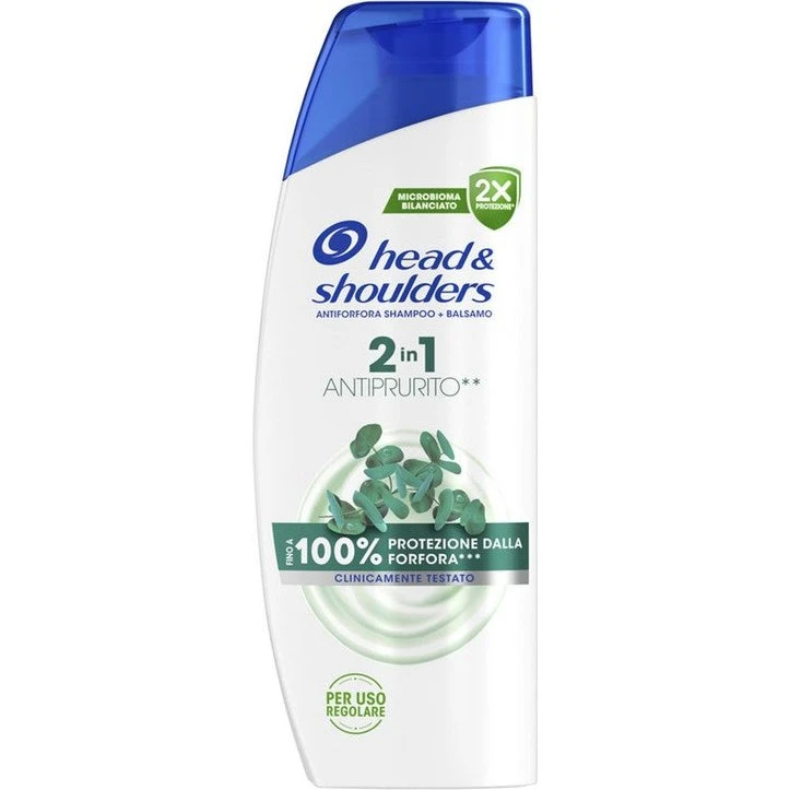 Head & Shoulders 2-i-1 Anti-skæl og anti-kløe shampoo 250 ml