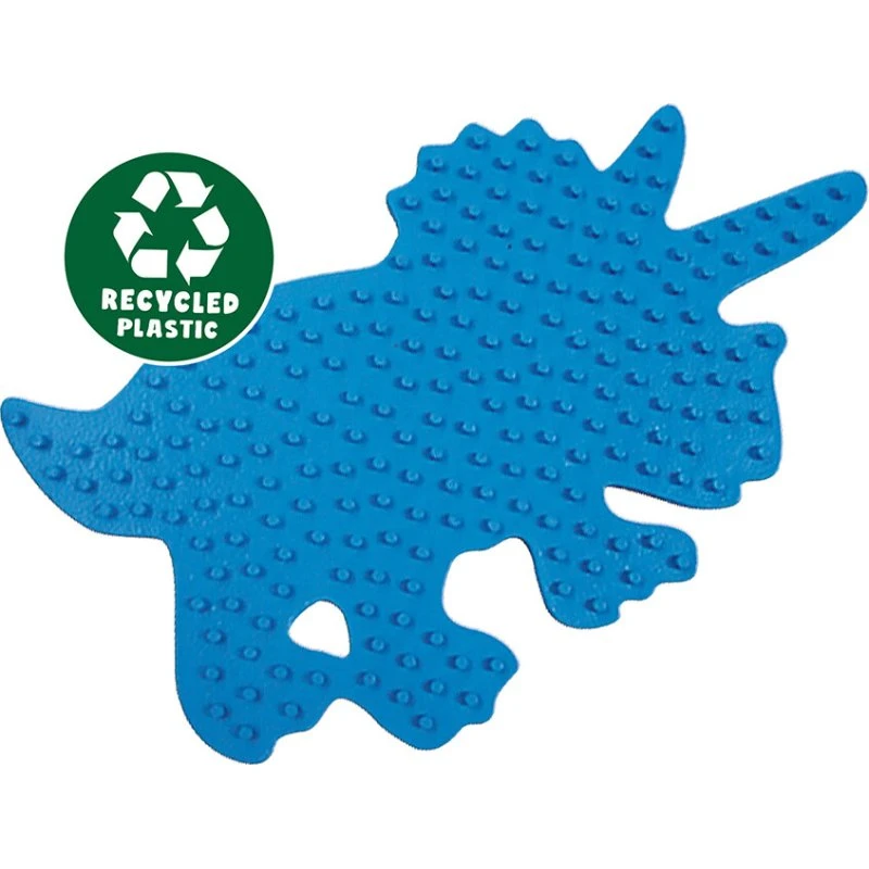 Ses Creative Green Beedz Perleplade - Triceratops Dino