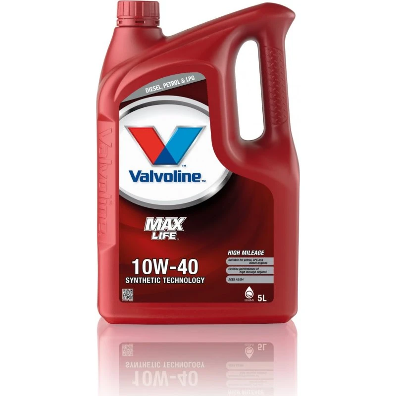 Valvoline MaxLife 10W-40 Motorolie 5L