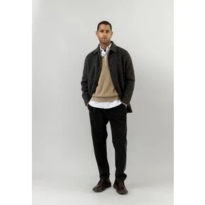 MMG Barkley uldfrakke – slate black