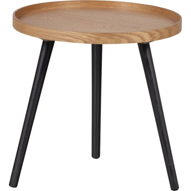 WOOOD Mesa Sidebord M Træ Natural 45xØ45 cm